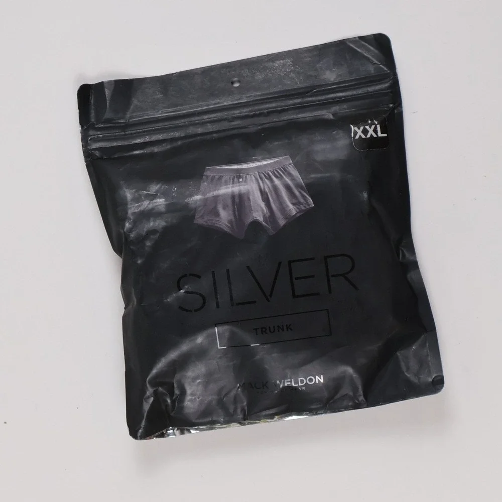 Mack Weldon Silver Trunk Stealth Grey Solid XXL Supima Cotton NWT
